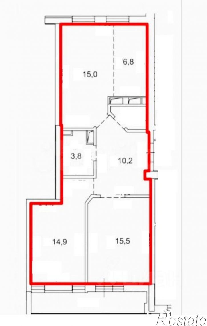 3-комн квартира ул Карпинского, 110,  д. 110