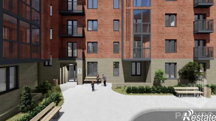 1-комн квартира в новом доме ул Алексеевская, 47,  д. 47