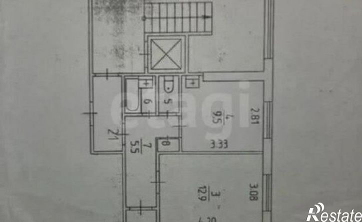 3-комн квартира улица Моторостроителей, 9,  д. 9