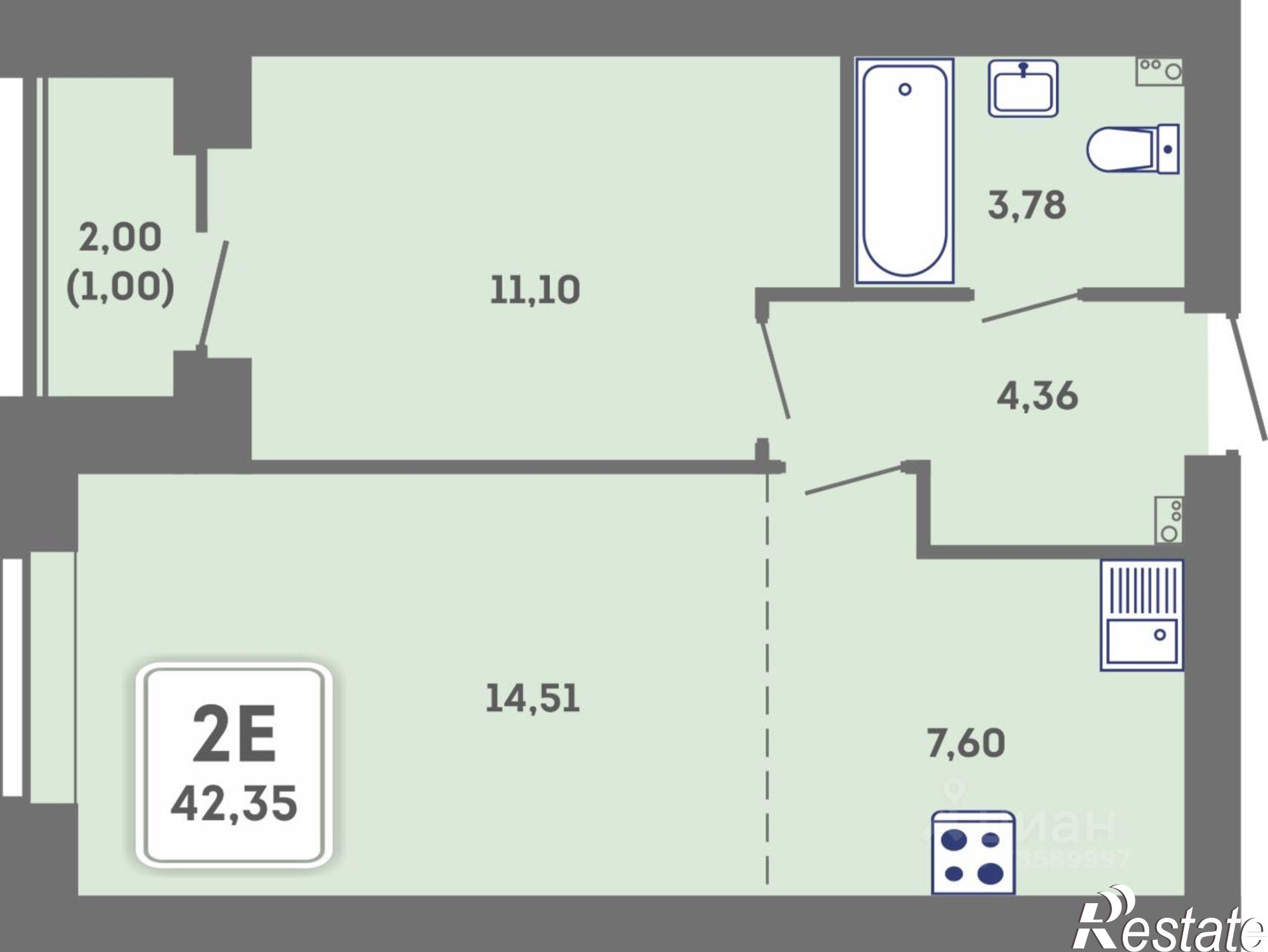 Купить квартиру за 6 150 000 рублей на Кировоградская улица, 37