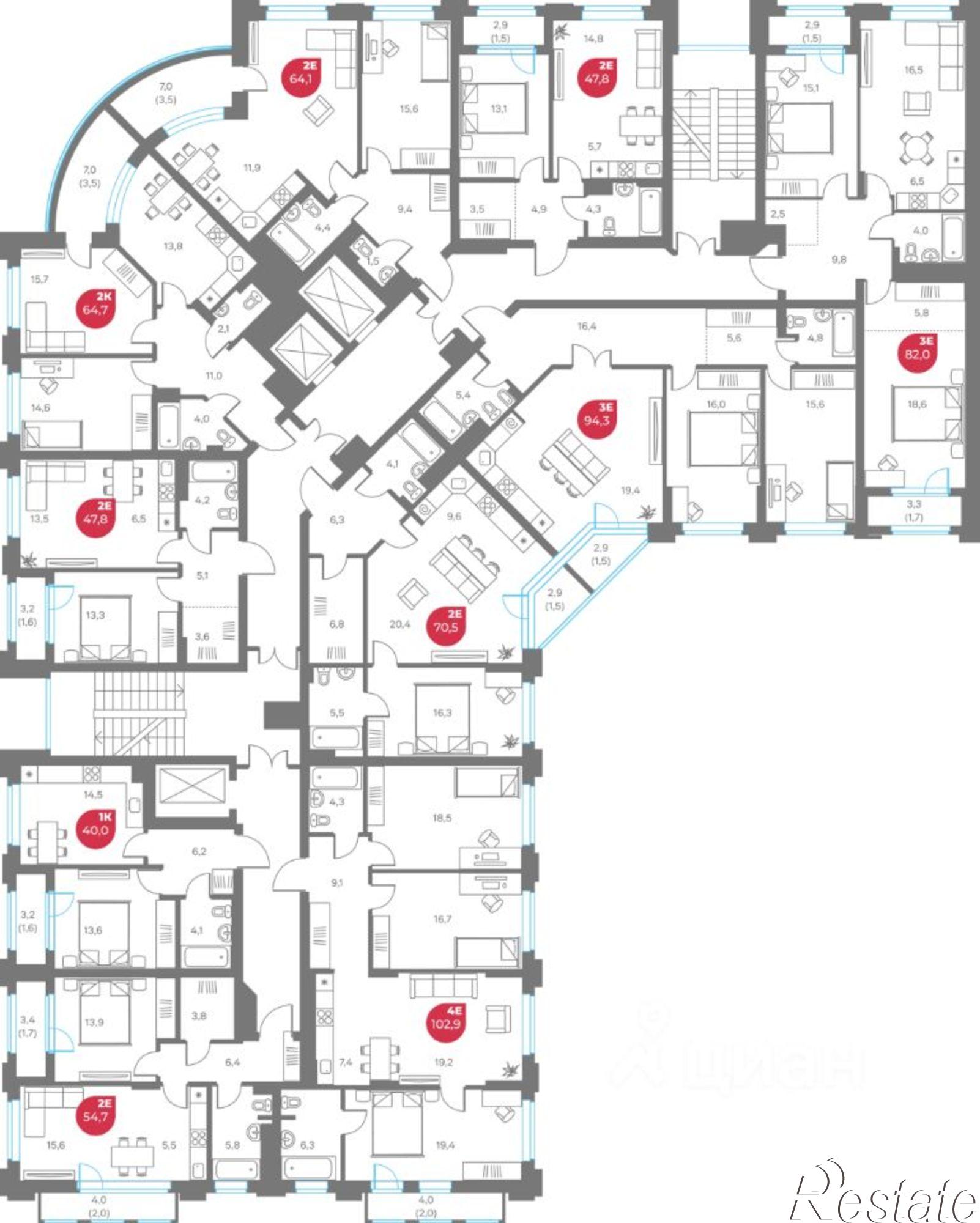 Купить квартиру за 26 875 500 рублей на Советская улица, 18