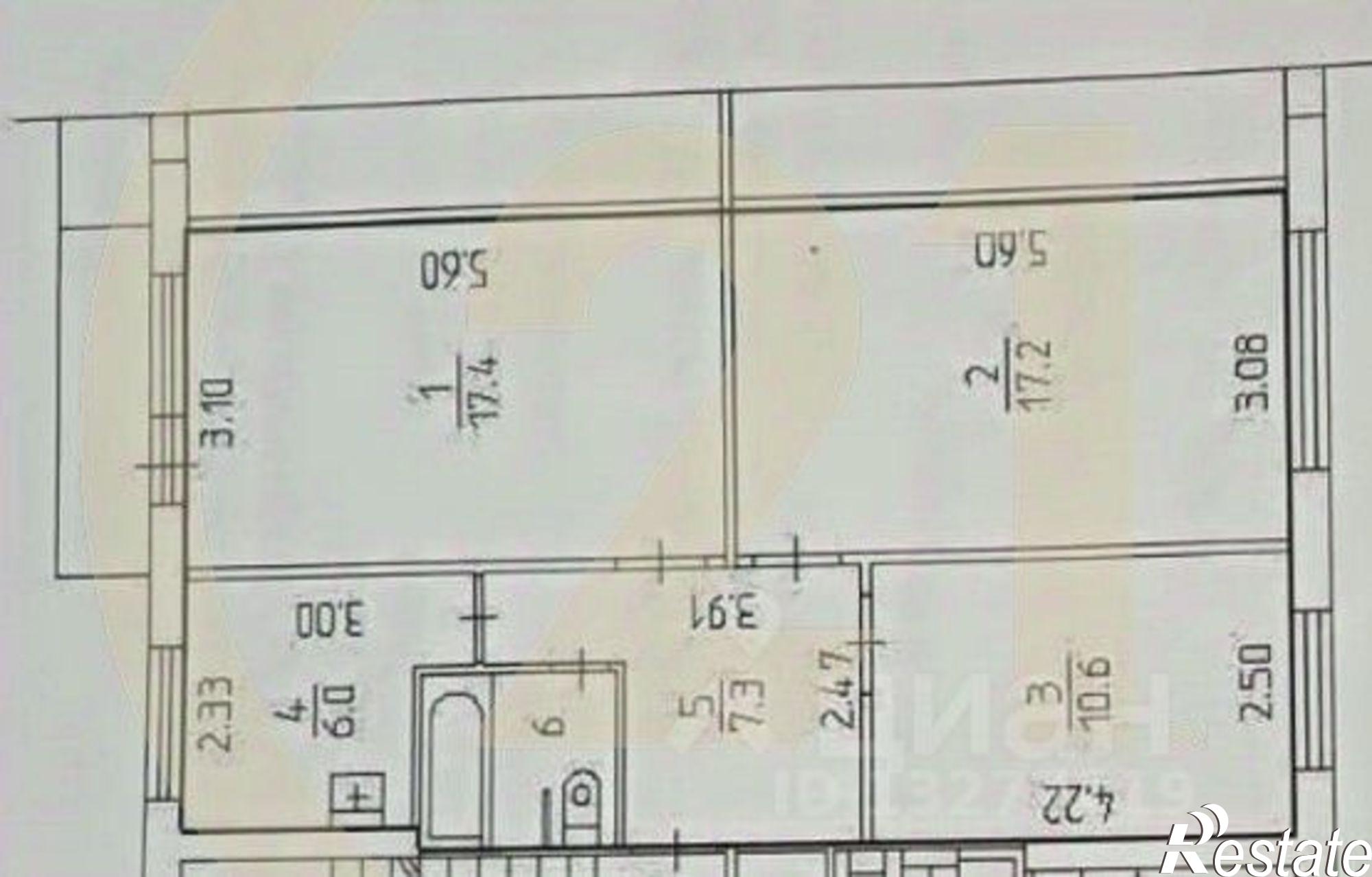 Купить квартиру за 4 500 000 рублей на улица Ивана Франко, 40/3