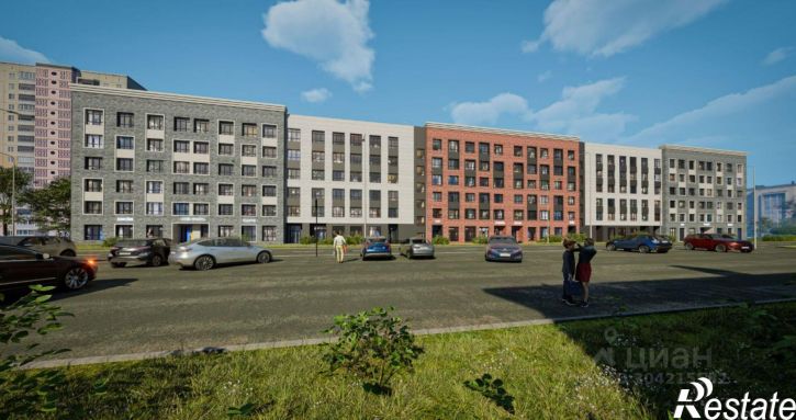 2-комн квартира в новом доме Кировоградская улица, 37,  д. 37