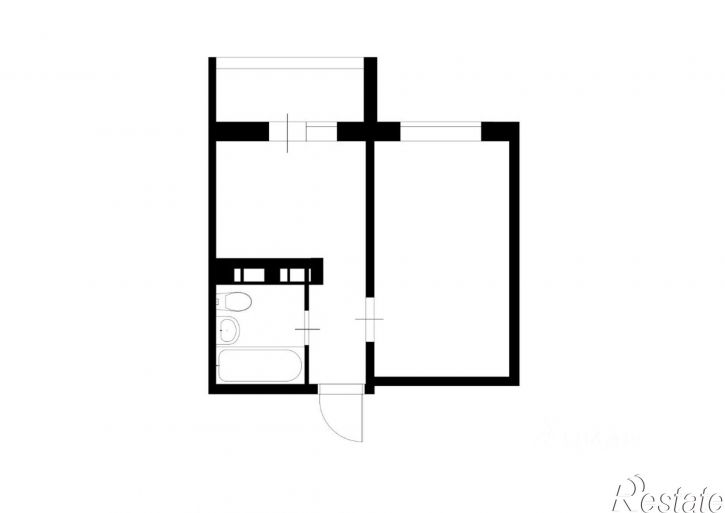 1-комн квартира ул Луначарского, 80,  д. 80