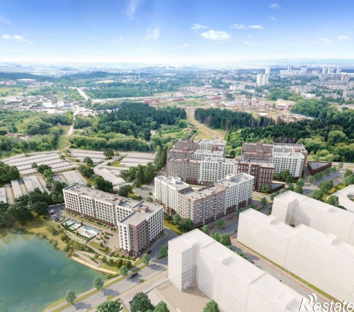 1-комн квартира в новом доме улица Карпинского