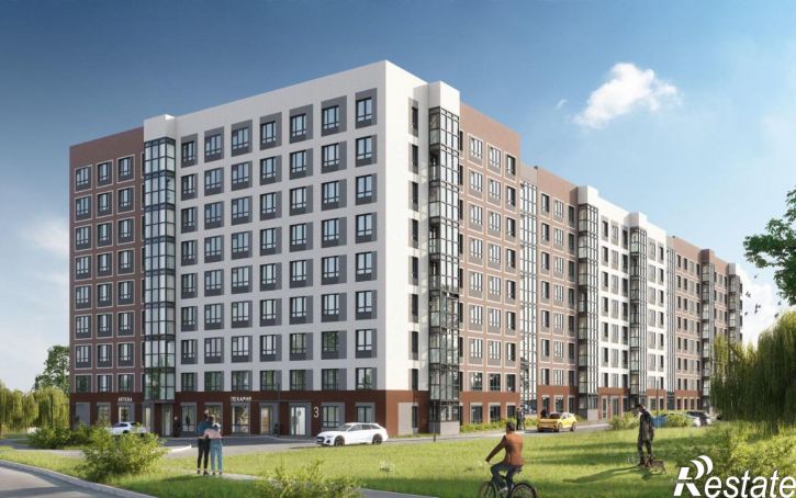 1-комн квартира в новом доме улица Карпинского