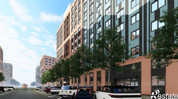 2-комн квартира в новом доме Саранская улица, 5Б,  д. 5Б