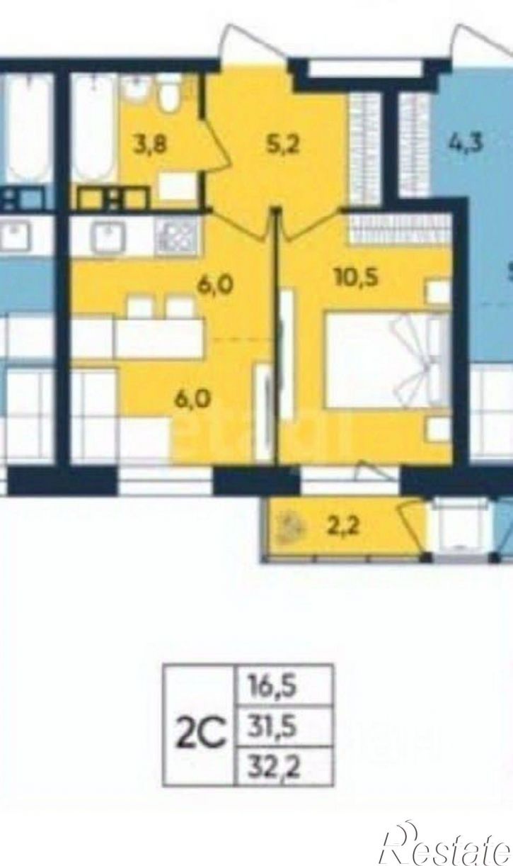 1-комн квартира городской округ Пермь