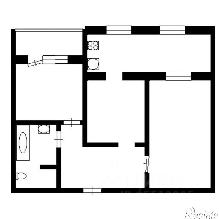 3-комн квартира ул Адмирала Ушакова, 55,  д. 55