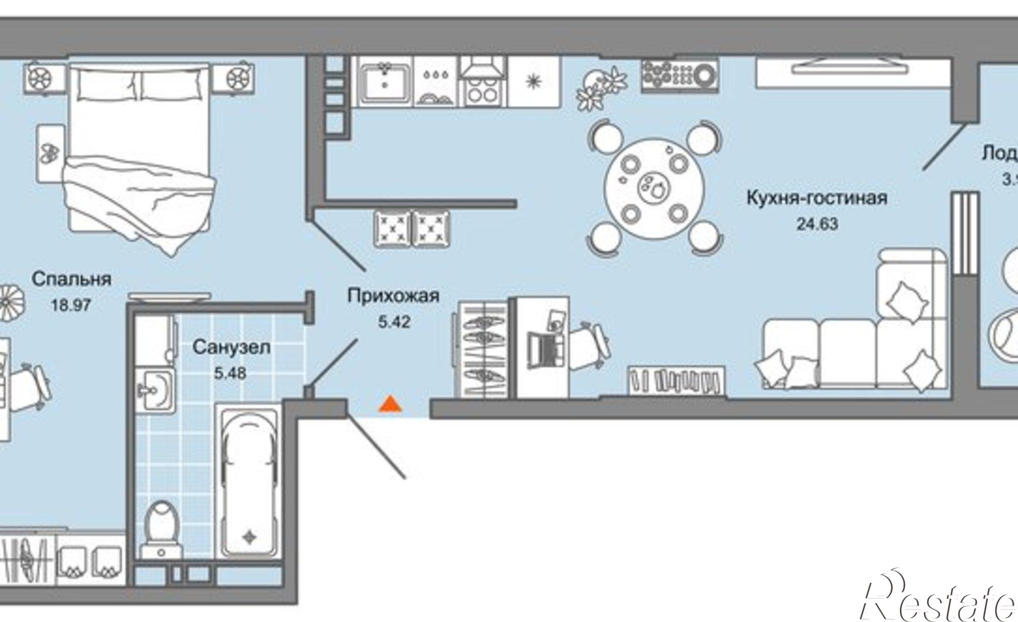 Купить квартиру за 10 808 000 рублей на улица Дзержинского, 29Б