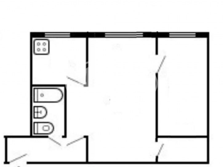 2-комн квартира улица Адмирала Ушакова, 3