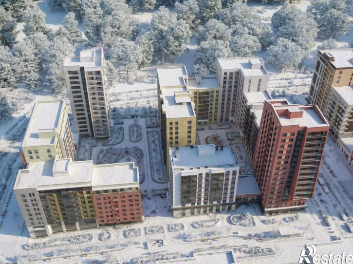 1-комн квартира в новом доме улица Дзержинского, 35Б