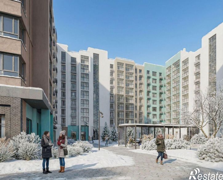 1-комн квартира в новом доме улица Спешилова