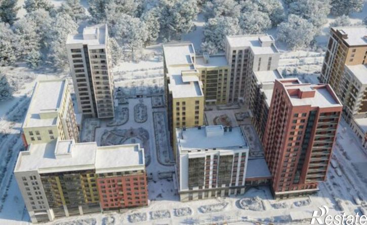 2-комн квартира в новом доме улица Дзержинского, 37,  д. 37