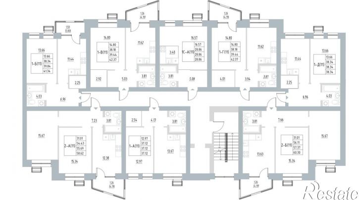 1-комн квартира в новом доме Рионская улица, 4А,  д. 4А
