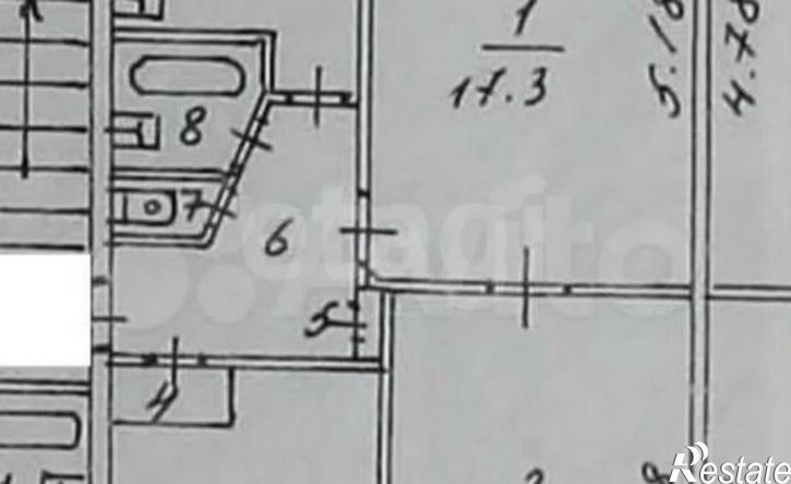 3-комн квартира ул Карбышева, 76/1,  д. 76/1