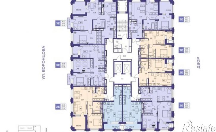 2-комн квартира в новом доме ул Василия Татищева, 3,  д. 3