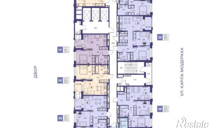 1-комн квартира в новом доме ул Карла Модераха, 8,  д. 8