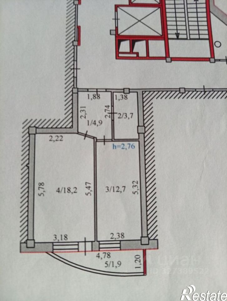 1-комн квартира Хабаровская улица, 56,  д. 56