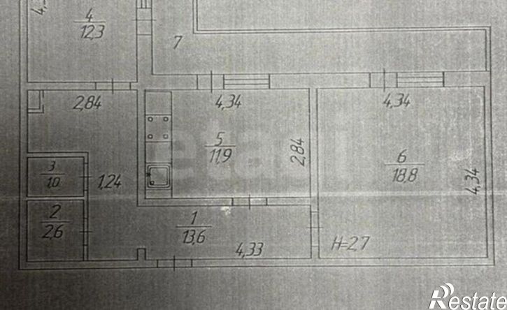 2-комн квартира ул Делегатская, 41,  д. 41