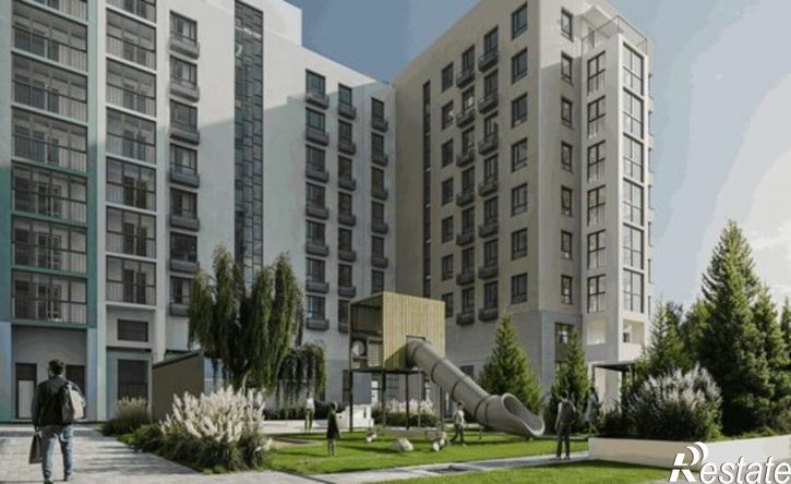 1-комн квартира в новом доме улица Спешилова, 84