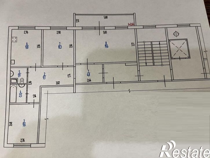 3-комн квартира Челюскинцев , 7