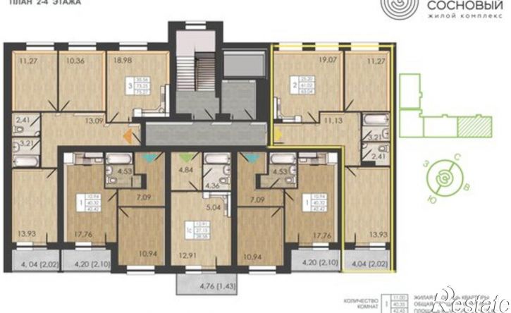 2-комн квартира улица Борцов Революции, 1Ак8