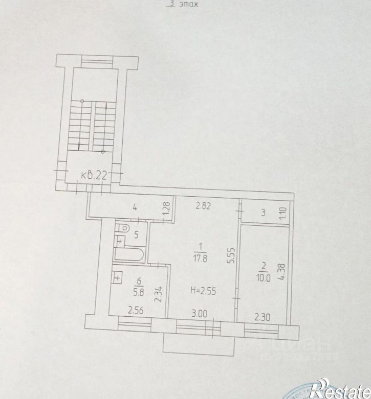 2-комн квартира ул Крупской, 76,  д. 76