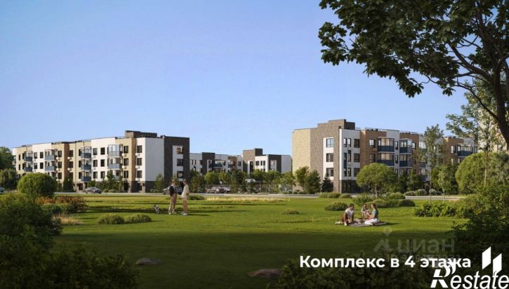 1-комн квартира в новом доме Рионская улица, 4А,  д. 4А