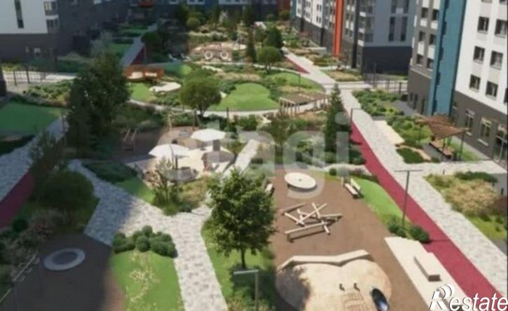 1-комн квартира в новом доме ул Серебристая, 3,  д. 3