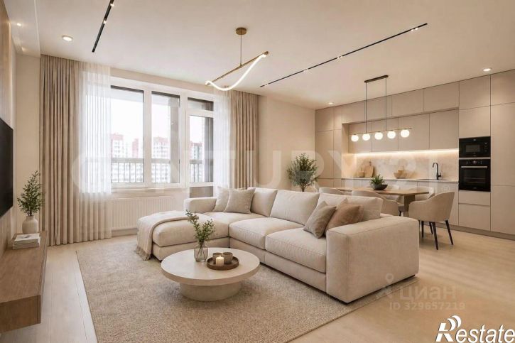 3-комн квартира Монастырская улица, 50 к1,  д. 50 к1
