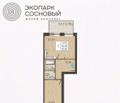 1-комн, 48 кв м, этаж 1/4 улица Борцов Революции, 1Ак8
