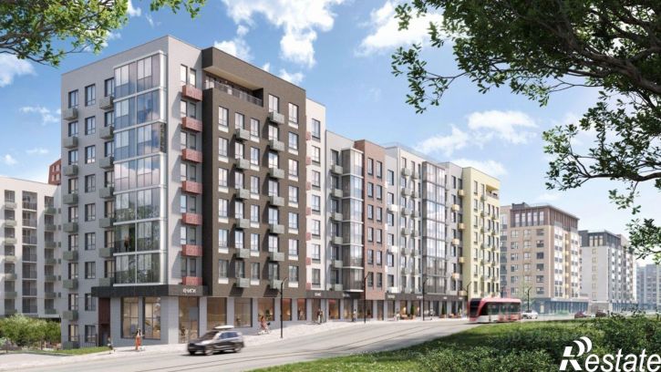 3-комн квартира в новом доме ул Дзержинского, 35а,  д. 35а