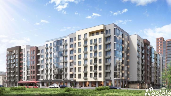 3-комн квартира в новом доме ул Дзержинского, 35а,  д. 35а