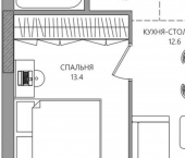 2-комн, 40 кв м, этаж 8/8 ул Комиссара Пожарского, 11/5