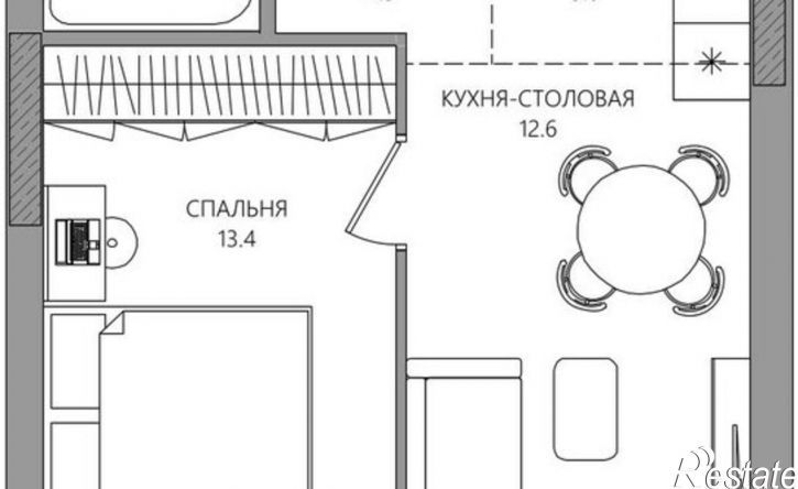 2-комн квартира в новом доме ул Комиссара Пожарского, 11/5,  д. 11/5