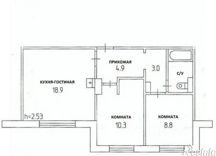 2-комн квартира ул Вижайская, 16,  д. 16