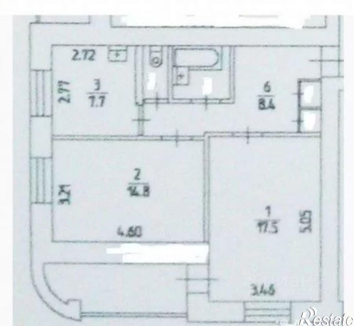 2-комн квартира улица Толмачёва, 13,  д. 13