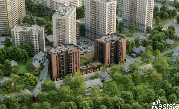 2-комн квартира в новом доме Самолётная улица, 7А,  д. 7А