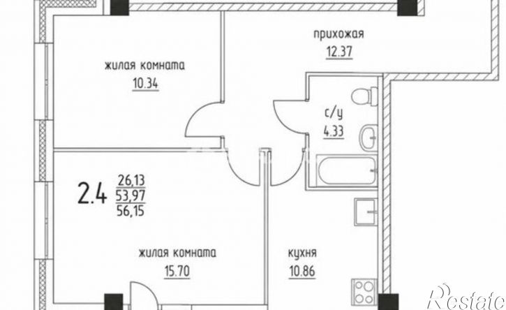 2-комн квартира ул Чернышевского, 39,  д. 39