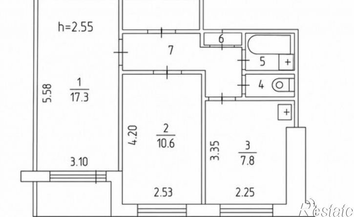 2-комн квартира ул Карпинского, 83,  д. 83