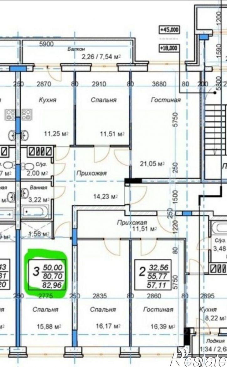 3-комн квартира Углеуральская улица, 25,  д. 25