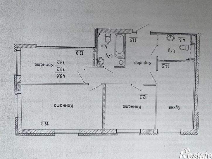 3-комн квартира ул Куйбышева, 129Б,  д. 129Б