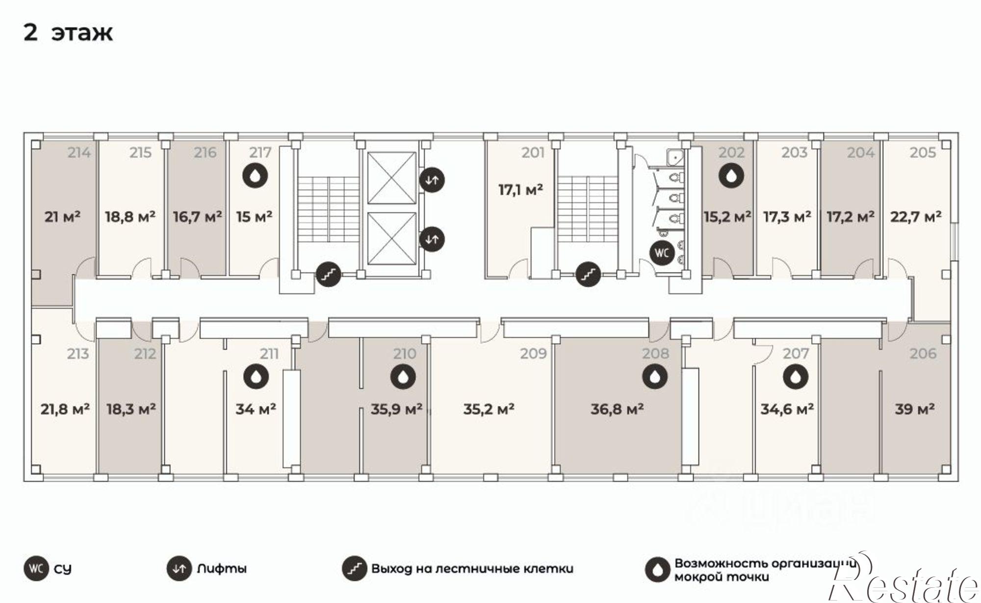 Купить офис, помещение под офис за 2 618 000 рублей на улица Крылова, 36
