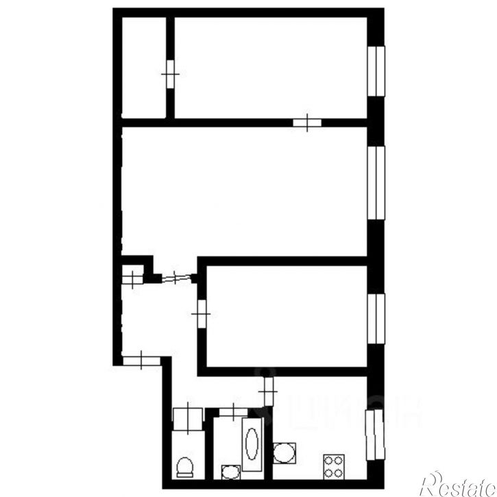 2-комн квартира улица Патриса Лумумбы, 3,  д. 3