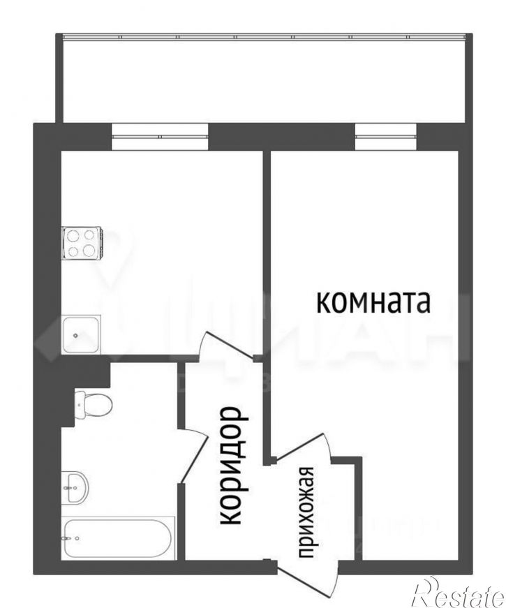 1-комн квартира ул Нейвинская, 9,  д. 9