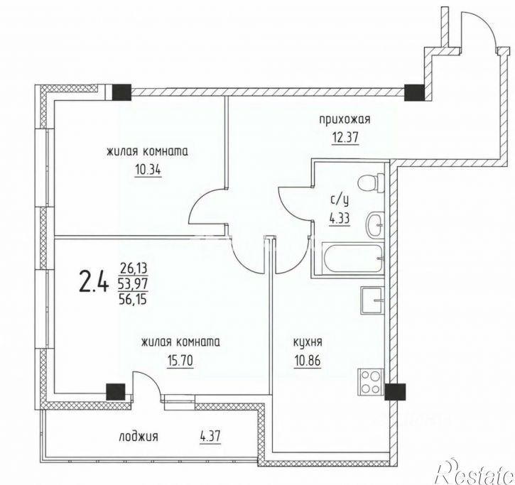 2-комн квартира улица Чернышевского, 39,  д. 39