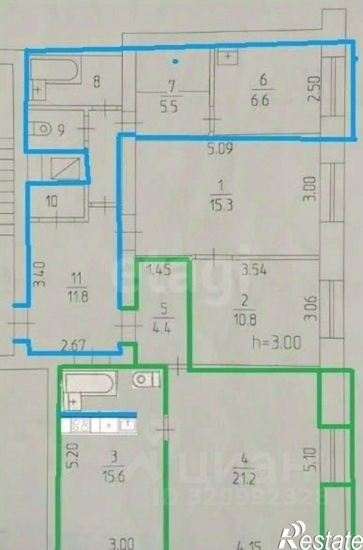 4-комн квартира ул Луначарского, 33,  д. 33