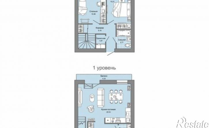 2-комн квартира в новом доме улица Дзержинского, 37,  д. 37