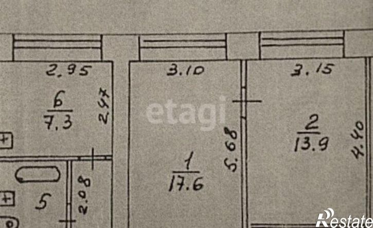 2-комн квартира Петропавловская улица, 37,  д. 37